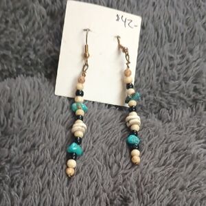 Elegant Beaded Dangle Earrings